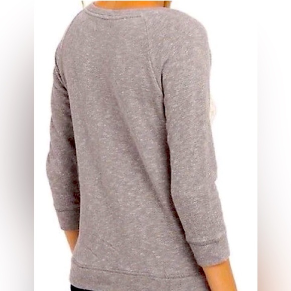 Lucky Brand Gray and White Knit Women's Sweater - Picture 3 of 4